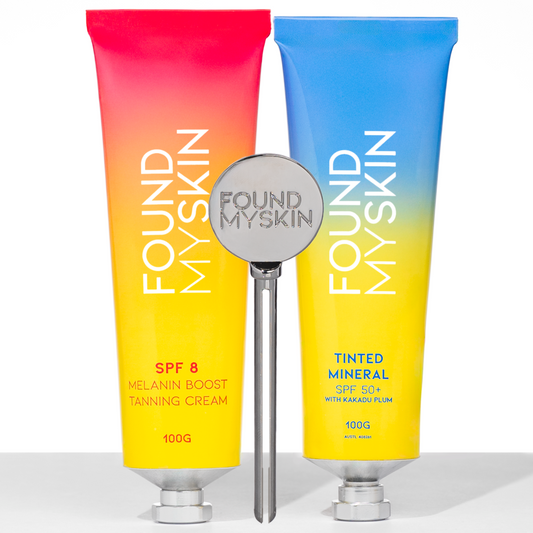 BUNDLE 1 - Mineral SPF50+, Melanin Boost SPF8 & FREE Tube Key